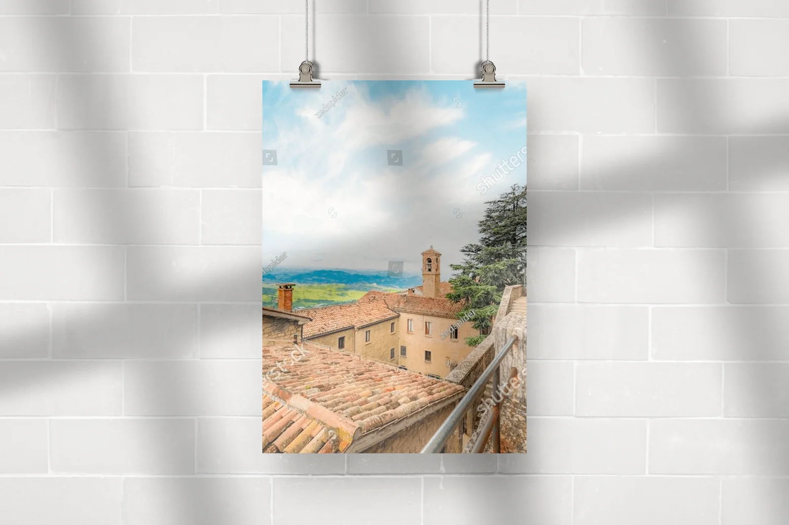 Zachwycająca panorama San Marino w letnich barwach