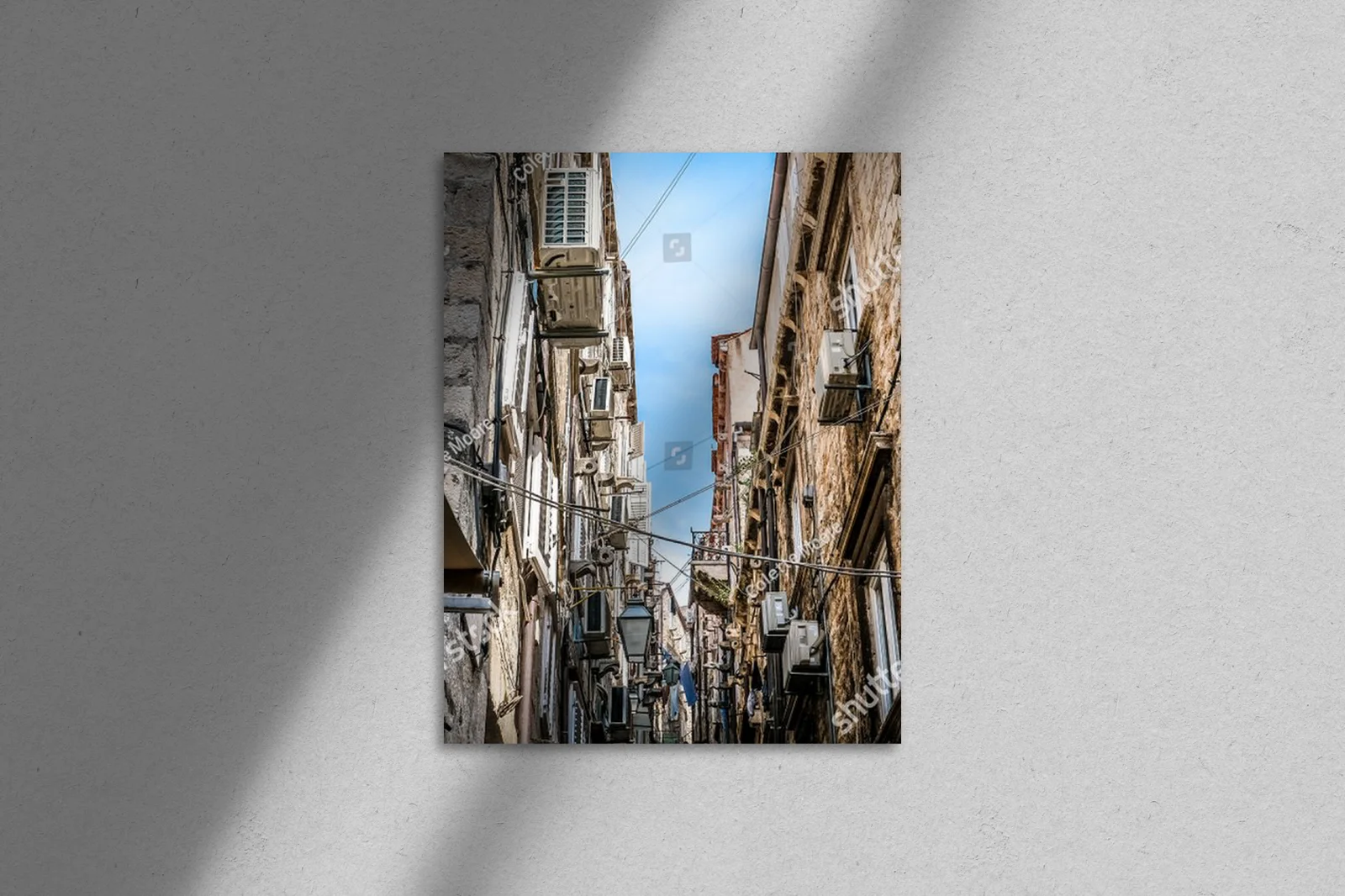 Urokliwe aleje Starego Miasta Dubrovnika