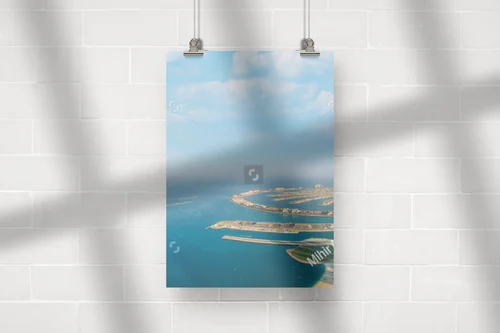 Panoramiczny widok Dubaju i jego luksusowych skarbów