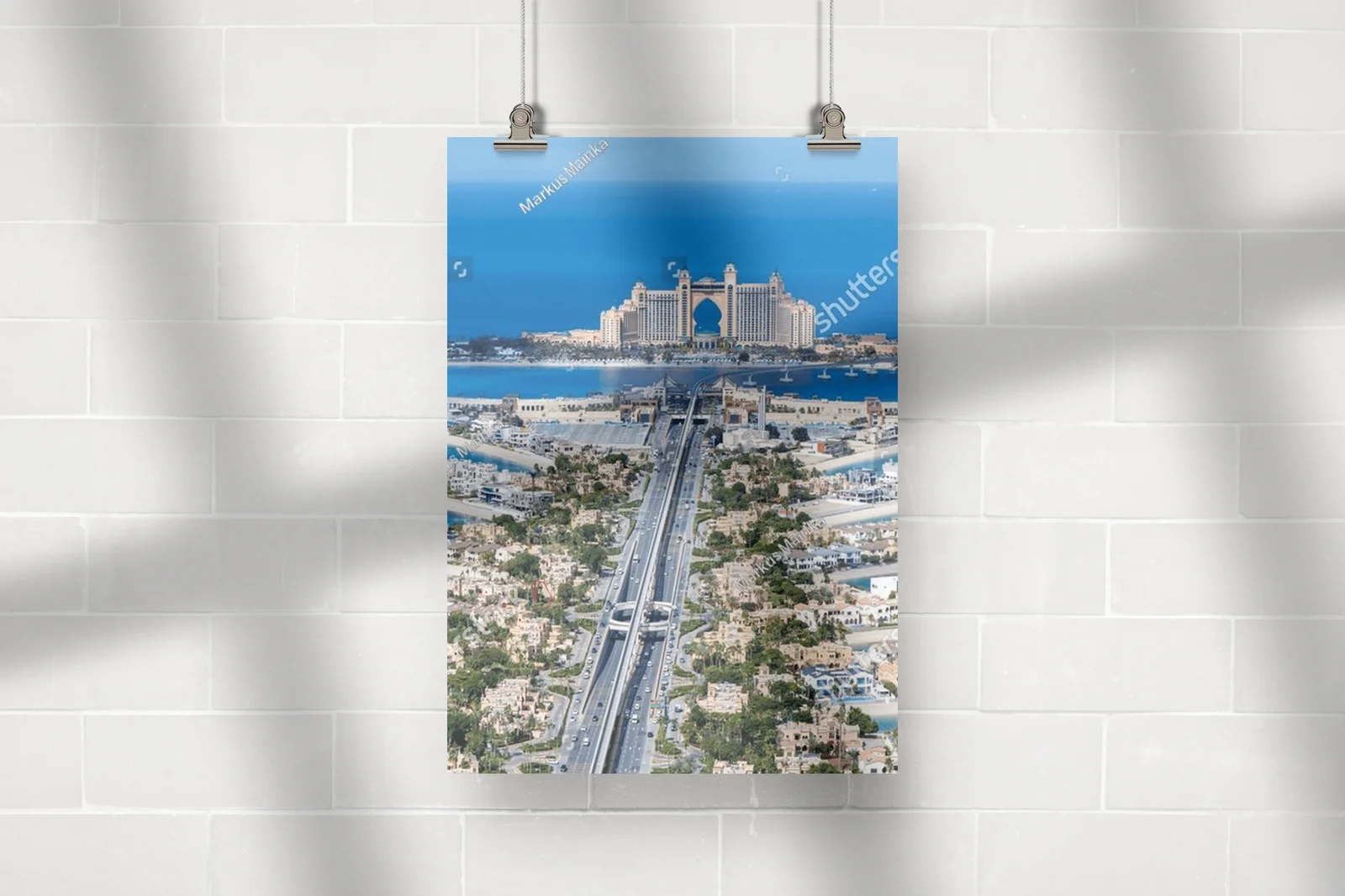 Luksusowa perspektywa Palm Jumeirah w Dubaju