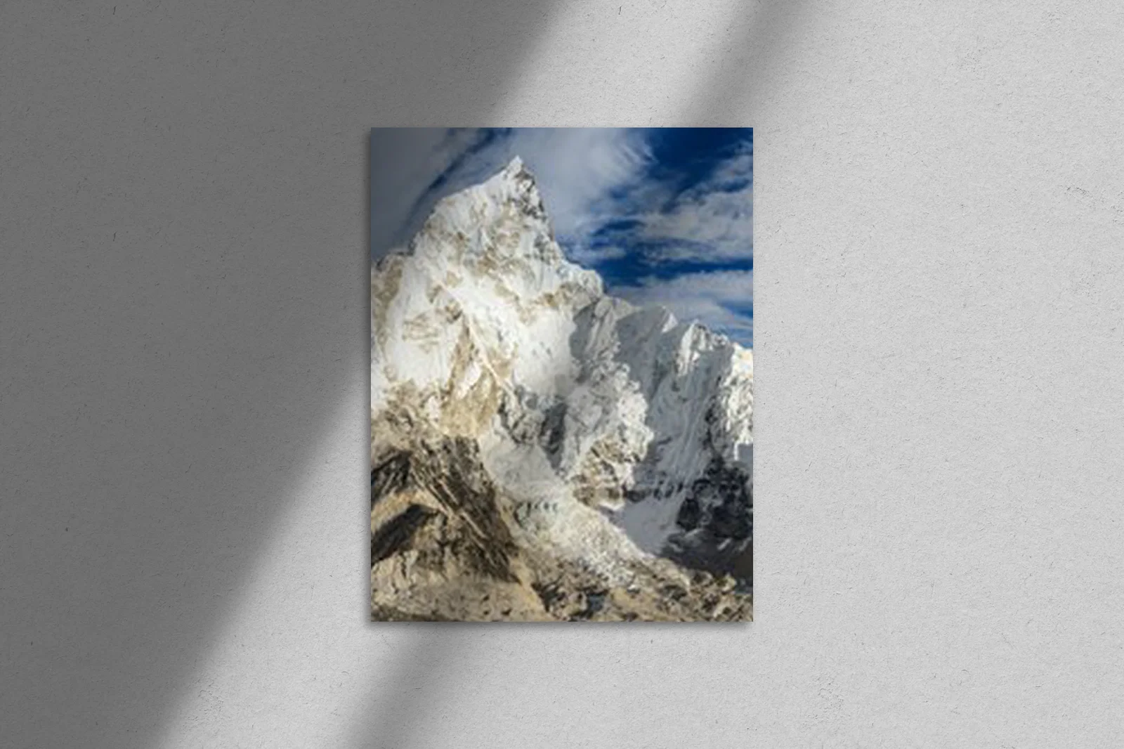Panoramiczny widok na Everest i Nuptse z Kalar Patthar