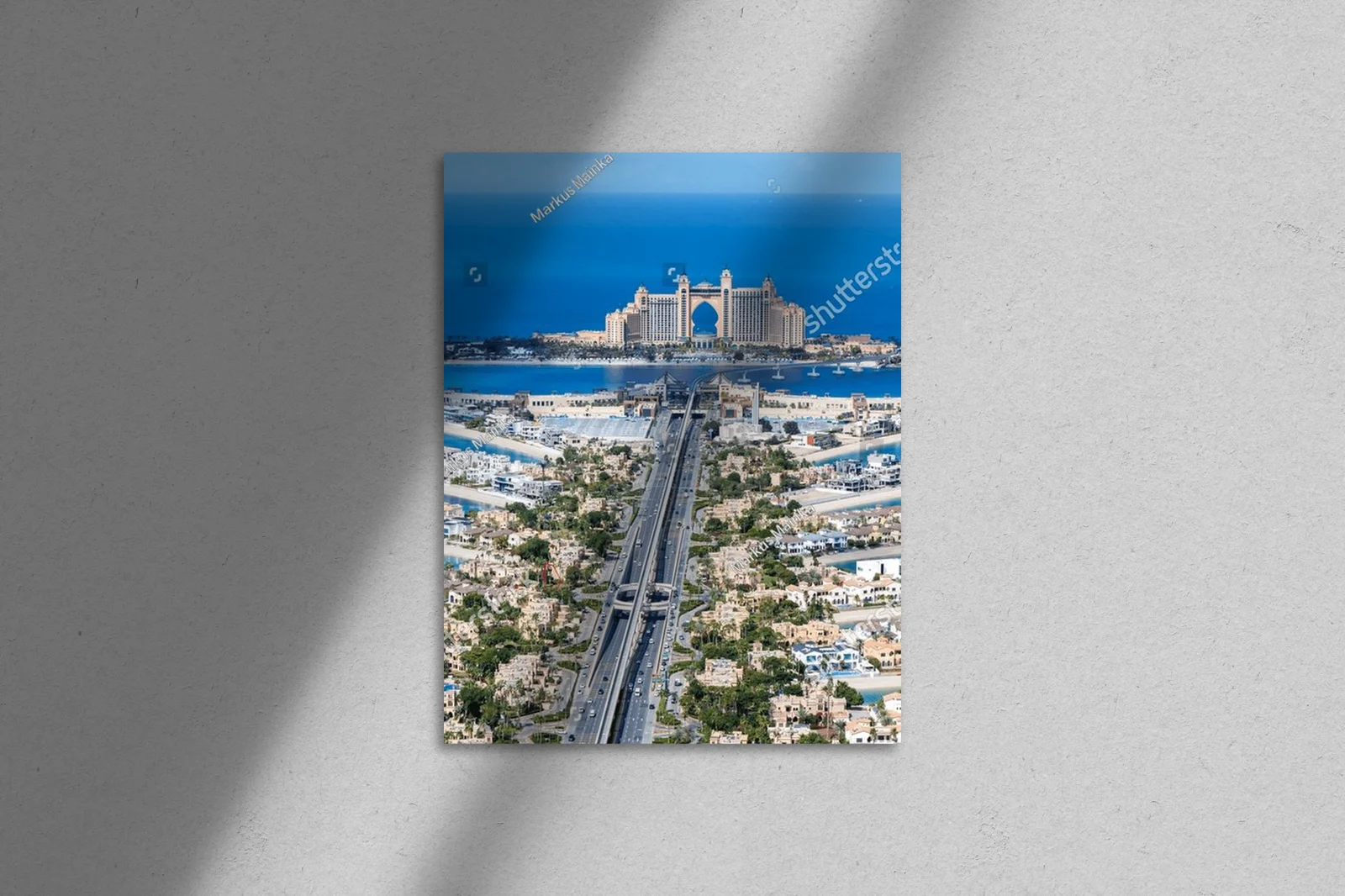 Luksusowa perspektywa Palm Jumeirah w Dubaju