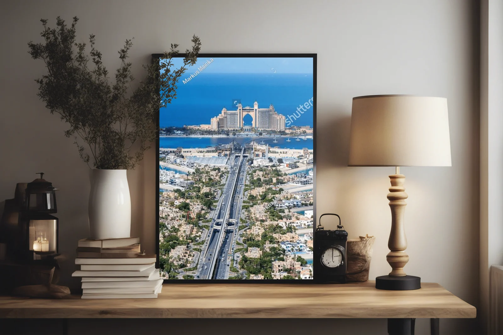 Luksusowa perspektywa Palm Jumeirah w Dubaju