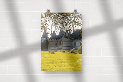 Zamek Chaumont-sur-Loire w złotym blasku