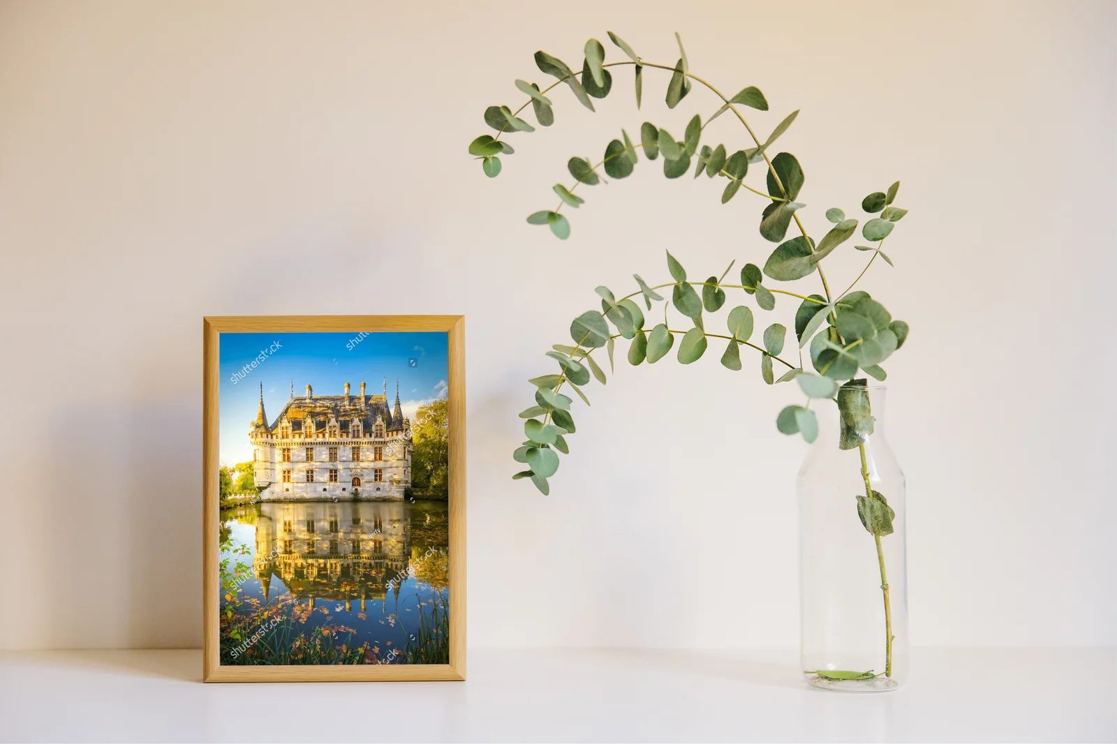 Złote odcienie jesieni w chateau Azay-le-Rideau