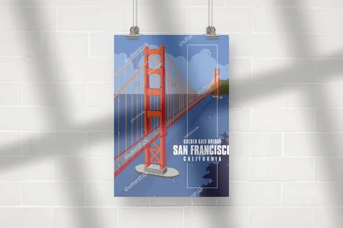 Most Golden Gate: ikona retro San Francisco