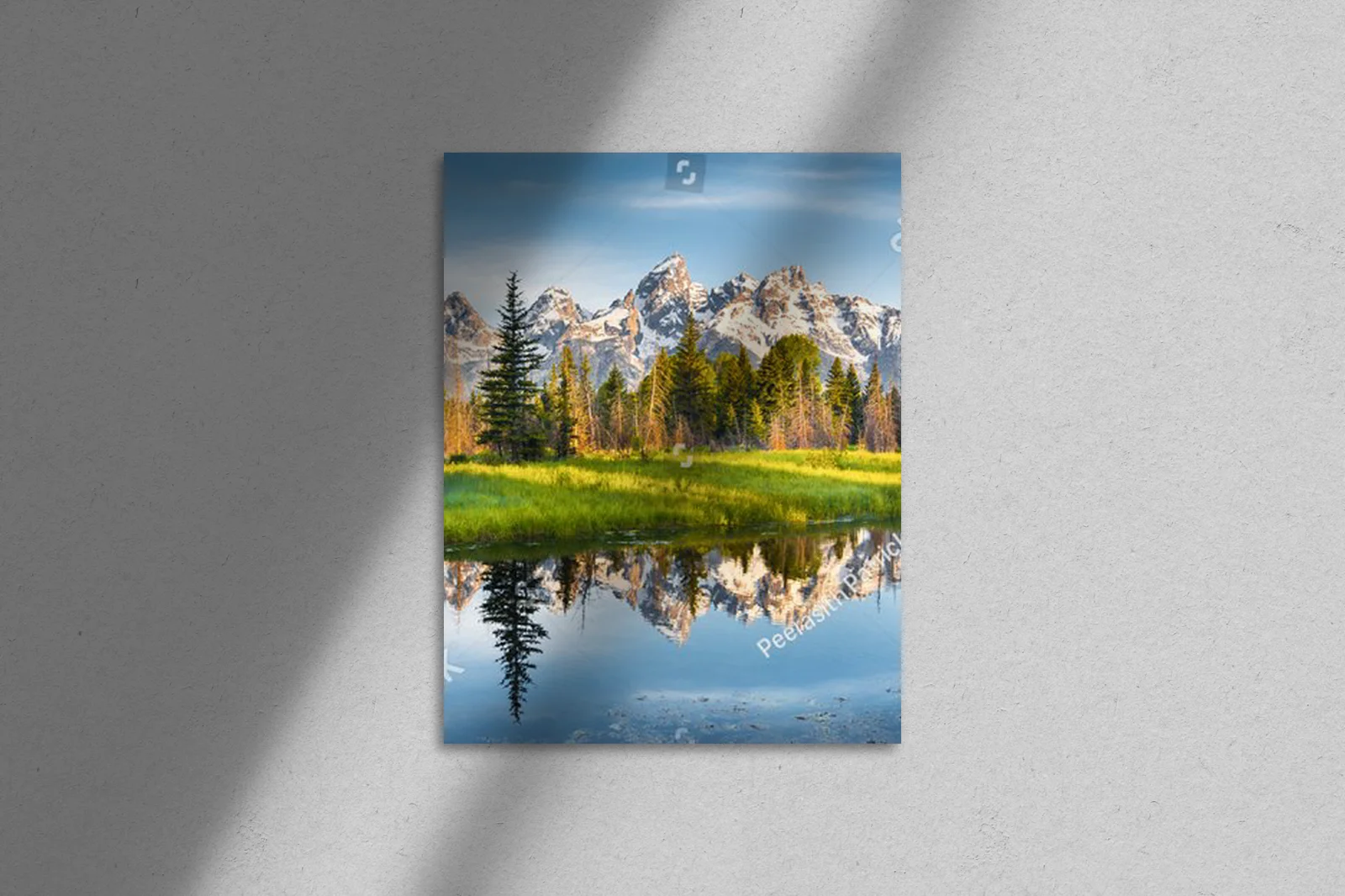 Malowniczy widok na pasmo górskie Grand Teton