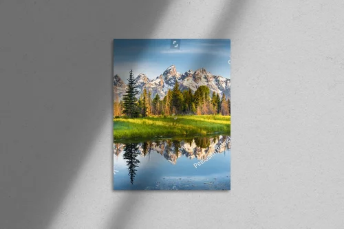 Malowniczy widok na pasmo górskie Grand Teton