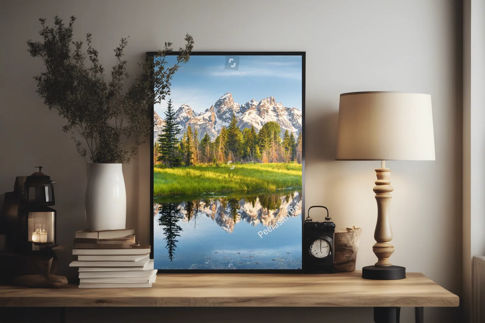 Malowniczy widok na pasmo górskie Grand Teton