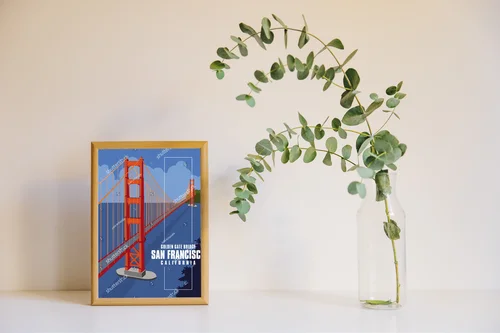 Most Golden Gate: ikona retro San Francisco