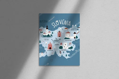 Odkrywanie Słowenii: Ilustrowana mapa atrakcji