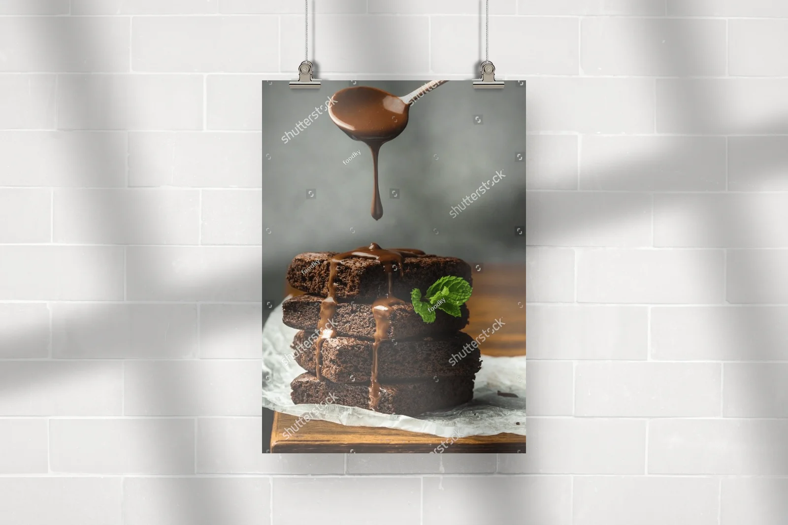 Dekadenckie brownie w rustykalnym wydaniu