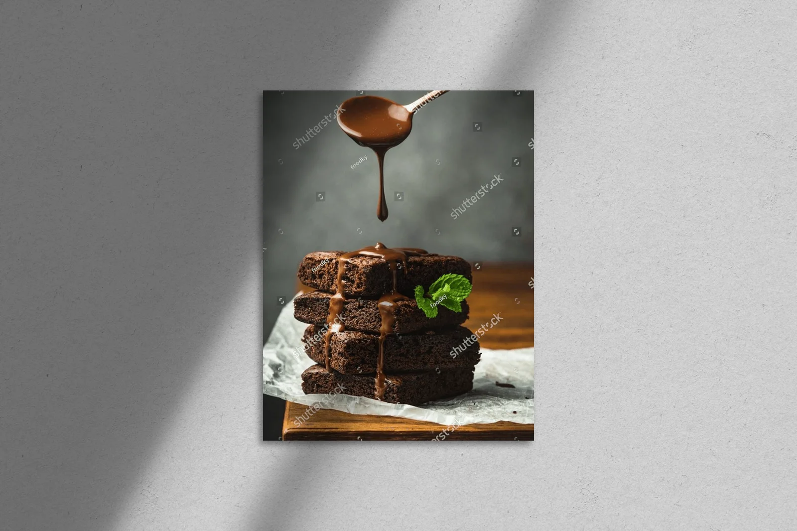 Dekadenckie brownie w rustykalnym wydaniu