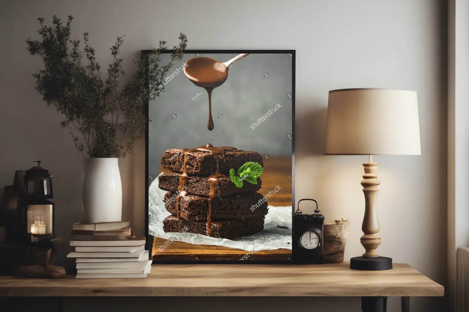 Dekadenckie brownie w rustykalnym wydaniu