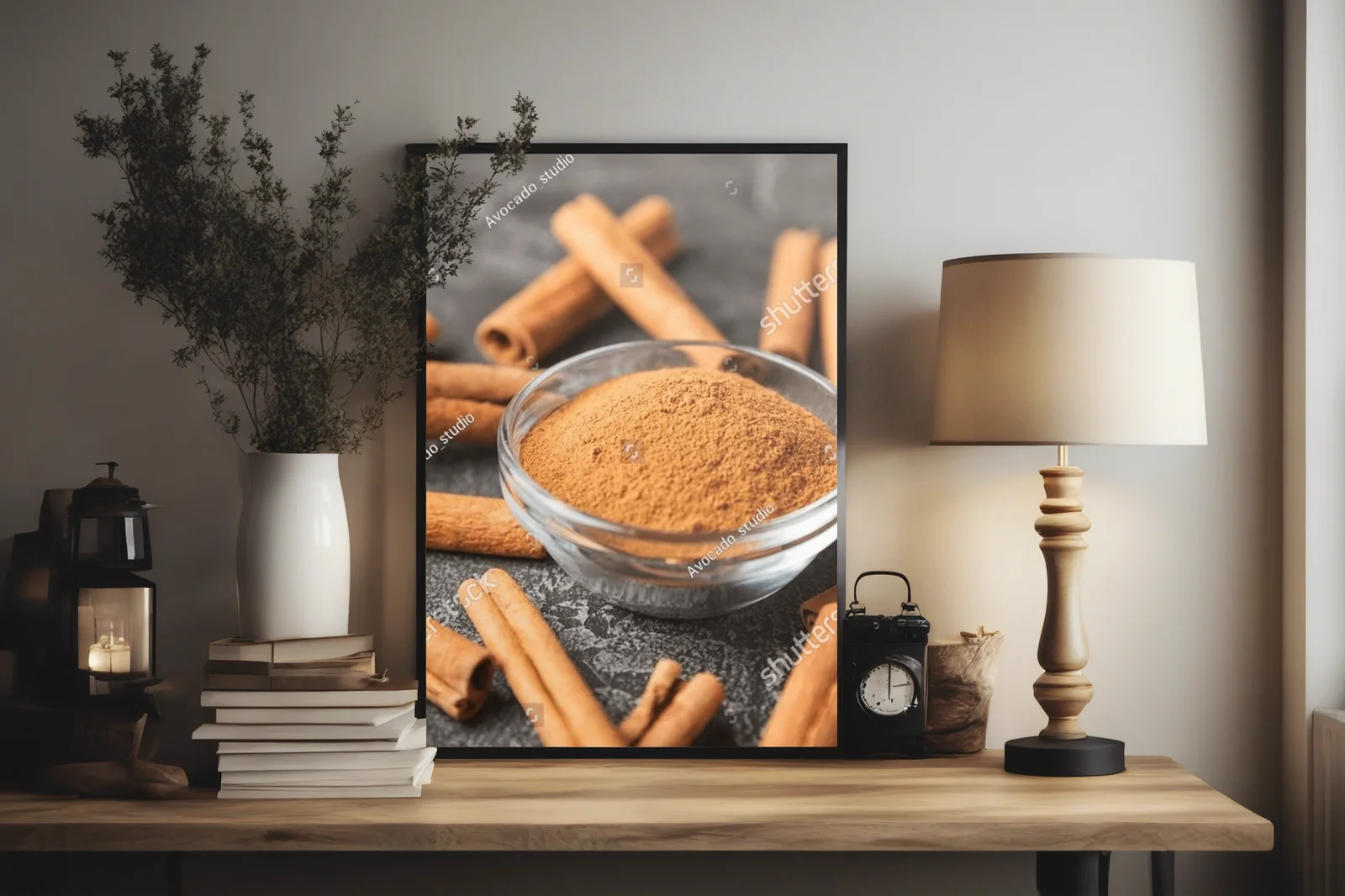 Kuszące aromaty cynamonu na rustykalnym tle