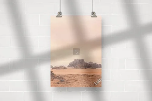 Marsjański krajobraz Jordanii