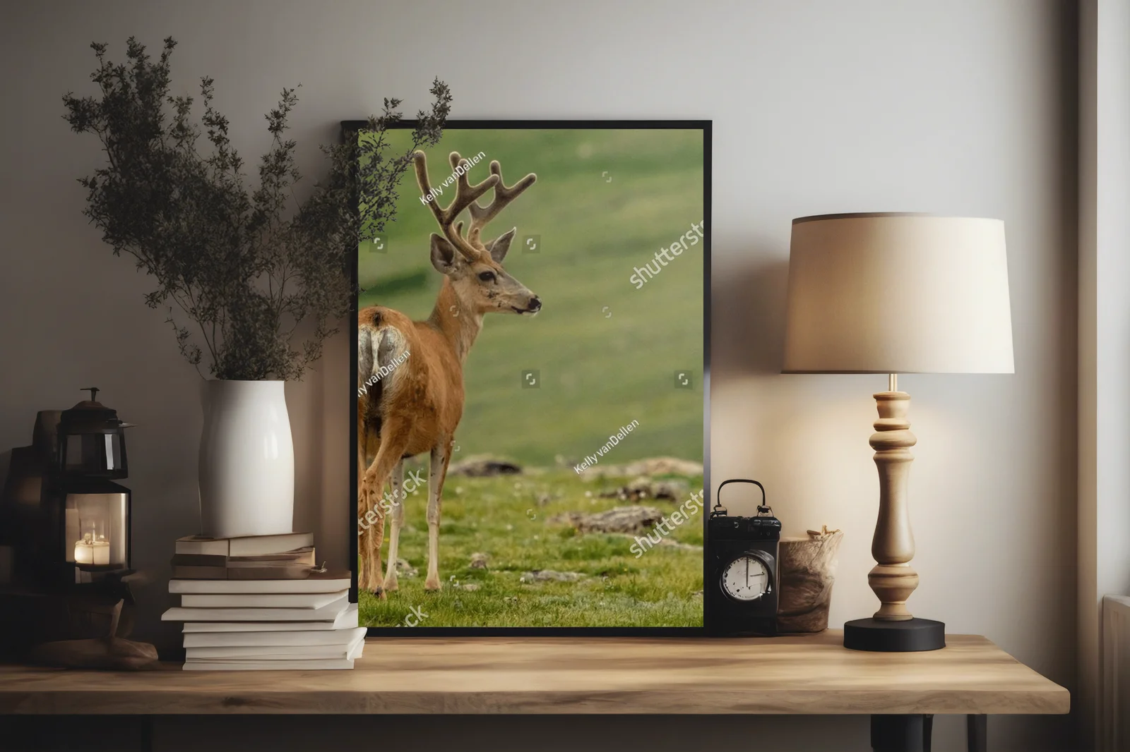 Mule Deer na tle malowniczych gór w Colorado