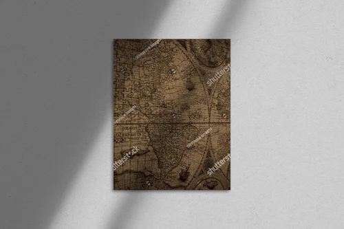 Zanurzenie w vintage: puzzle mapy świata