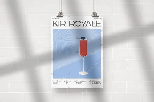 Koktajl Kir Royale – Bąbelki w Rytmie Lata