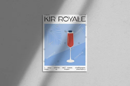 Koktajl Kir Royale – Bąbelki w Rytmie Lata