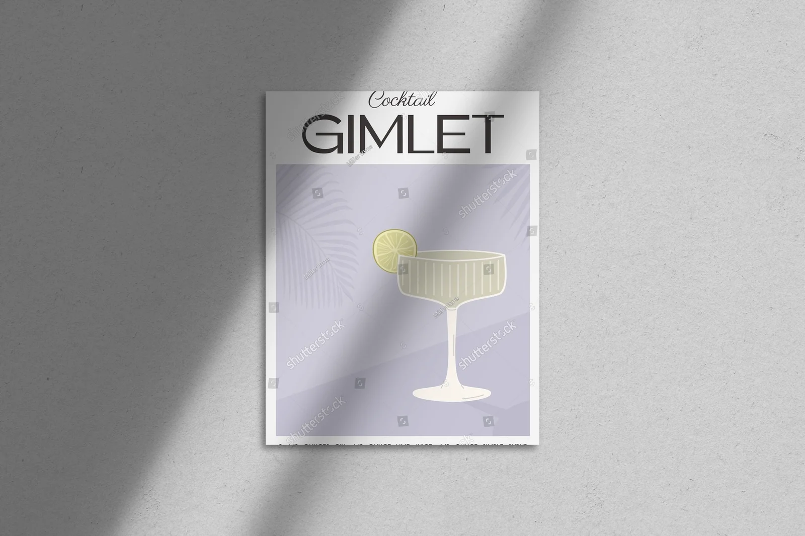 Koktajl Gimlet w eleganckim stylu