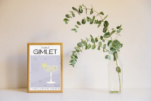 Koktajl Gimlet w eleganckim stylu
