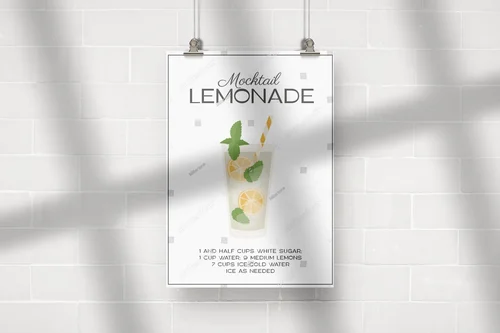 Lemonadowy Mocktail w Letnich Odcieniach