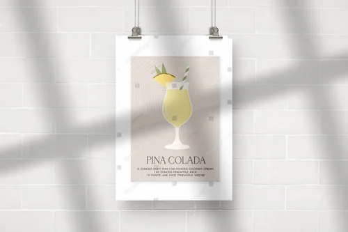 Letnie chwile z tropikalnym koktajlem Pina Colada