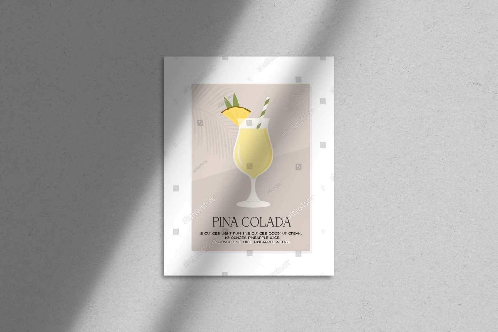 Letnie chwile z tropikalnym koktajlem Pina Colada