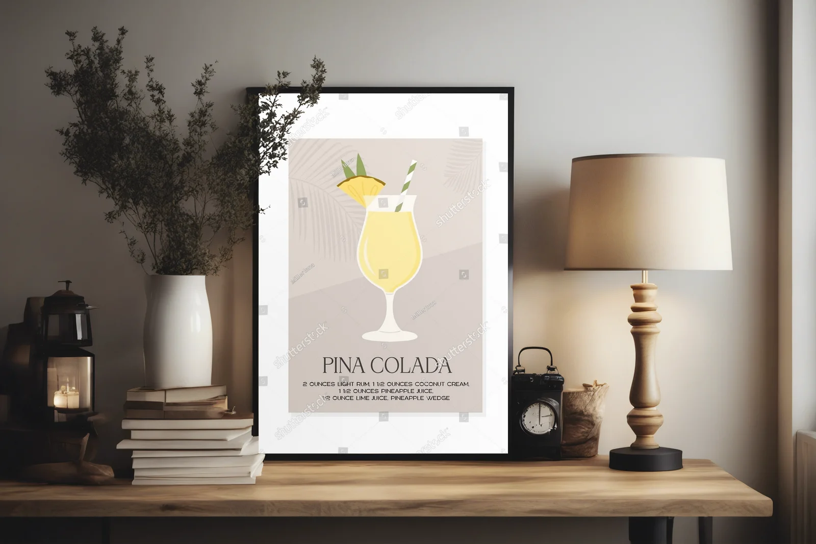 Letnie chwile z tropikalnym koktajlem Pina Colada