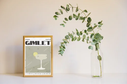 Klasyczny Gimlet – Letni Koktajl w Stonowanych Barwach