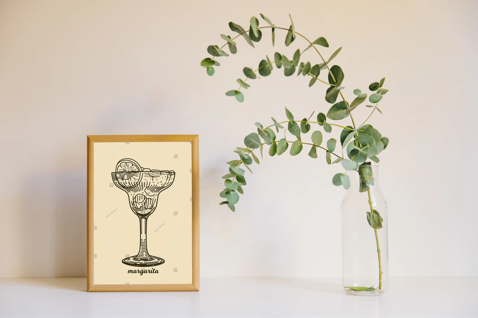 Vintage margarita w urokliwych tonach retro