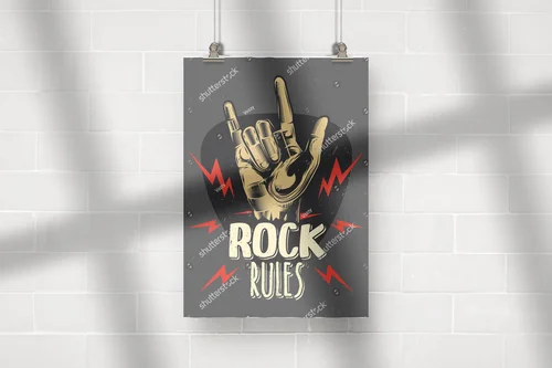 Urok retro rocka w artystycznej kompozycji