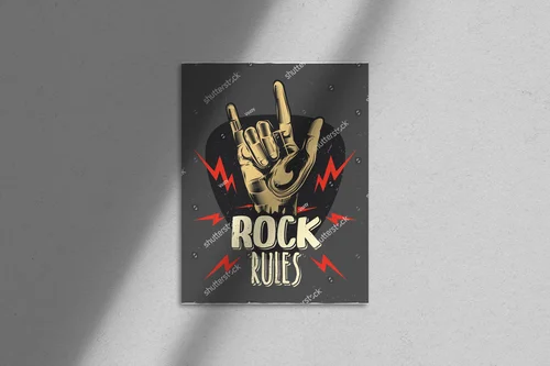 Urok retro rocka w artystycznej kompozycji