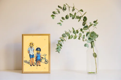 Zadziorne motywy małych bikerów w pastelowych barwach