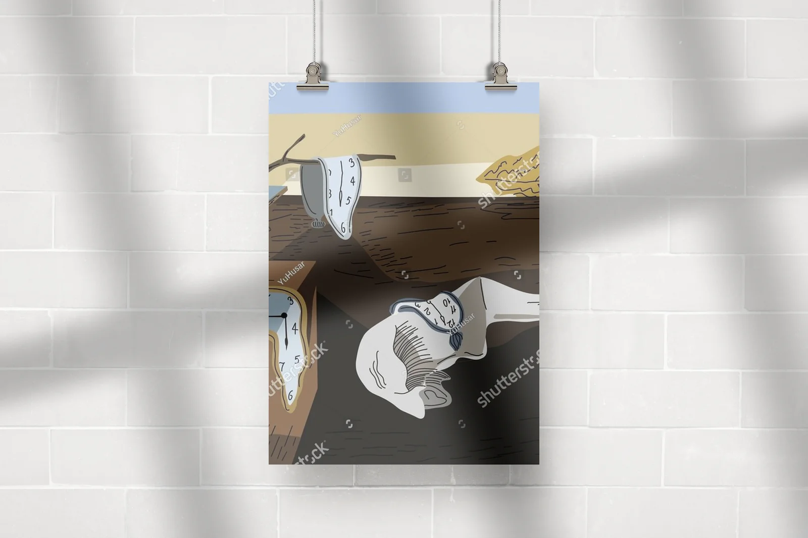 Mischievous Cat in Surrealistic Dreamscape