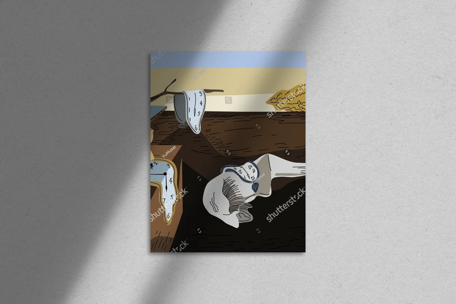 Mischievous Cat in Surrealistic Dreamscape