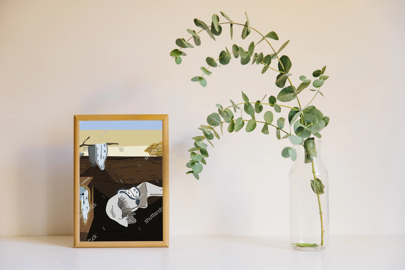 Mischievous Cat in Surrealistic Dreamscape