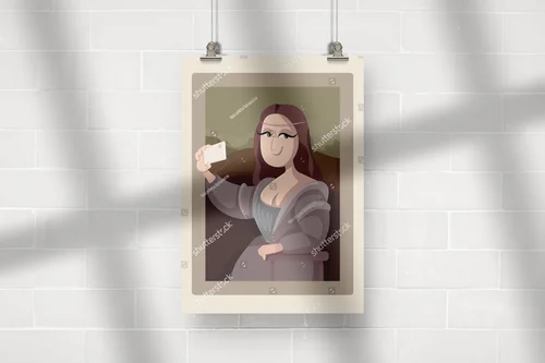 Selfie Mona Lisy: Nowoczesna ikona piękna