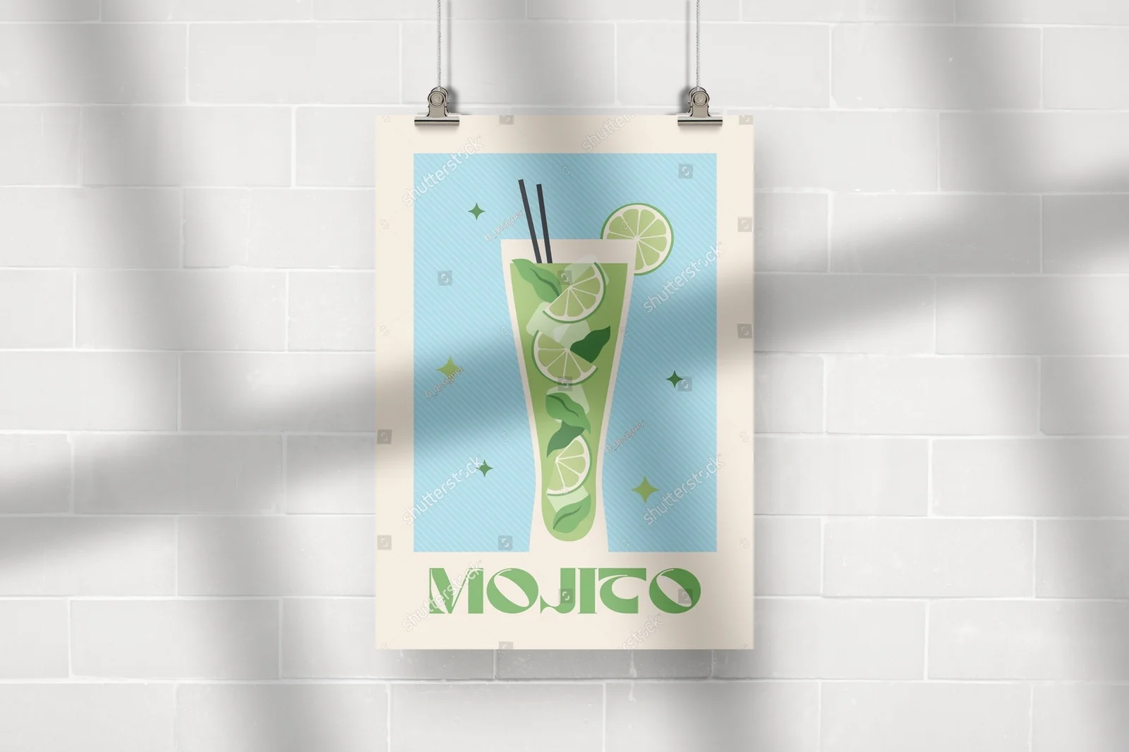 Urokliwe drinki w retro klimacie pełnym koloru