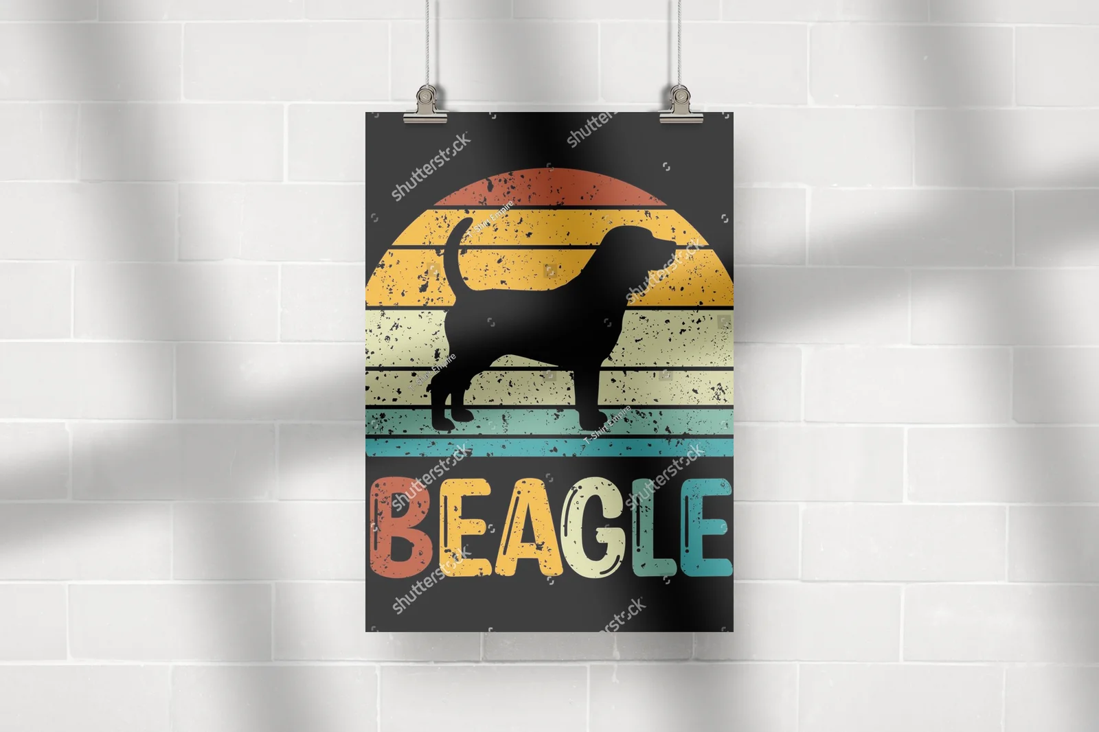 Beagle w stylu vintage - zmysłowy urok retro