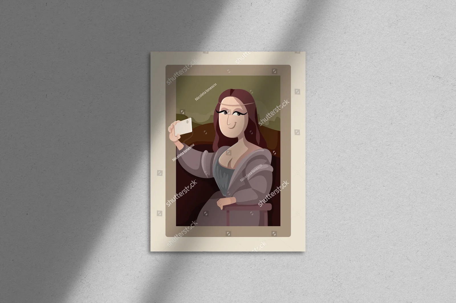 Selfie Mona Lisy: Nowoczesna ikona piękna
