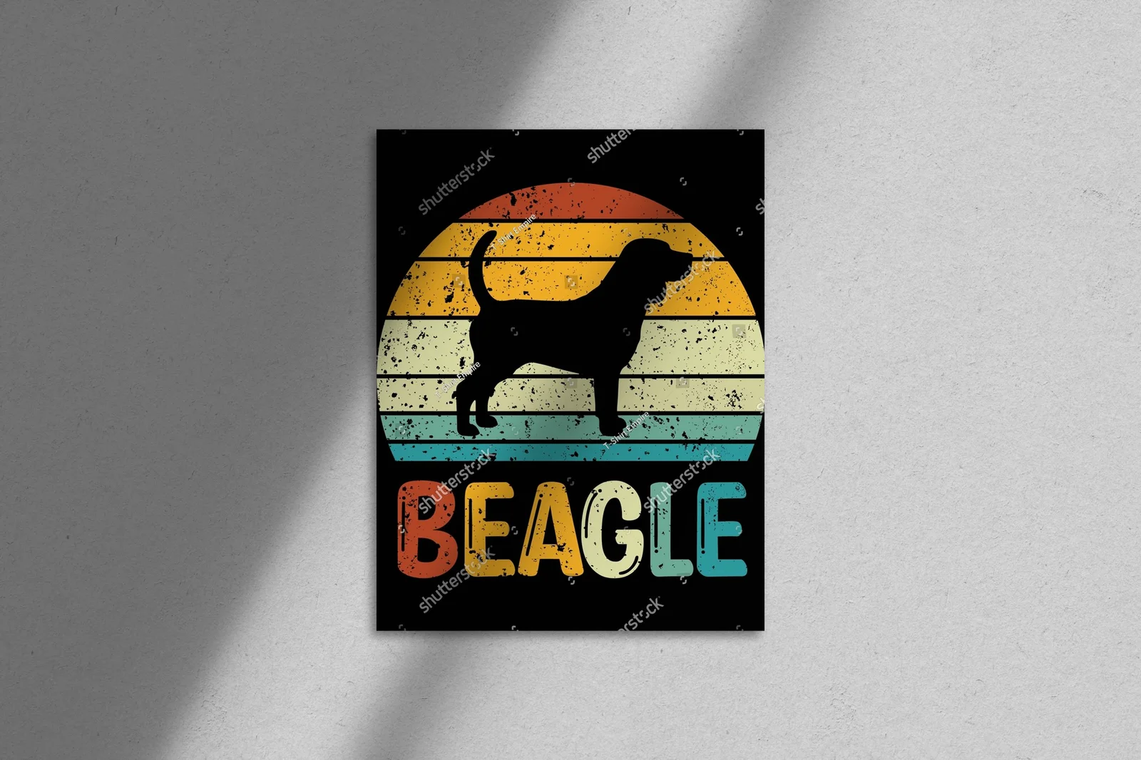 Beagle w stylu vintage - zmysłowy urok retro