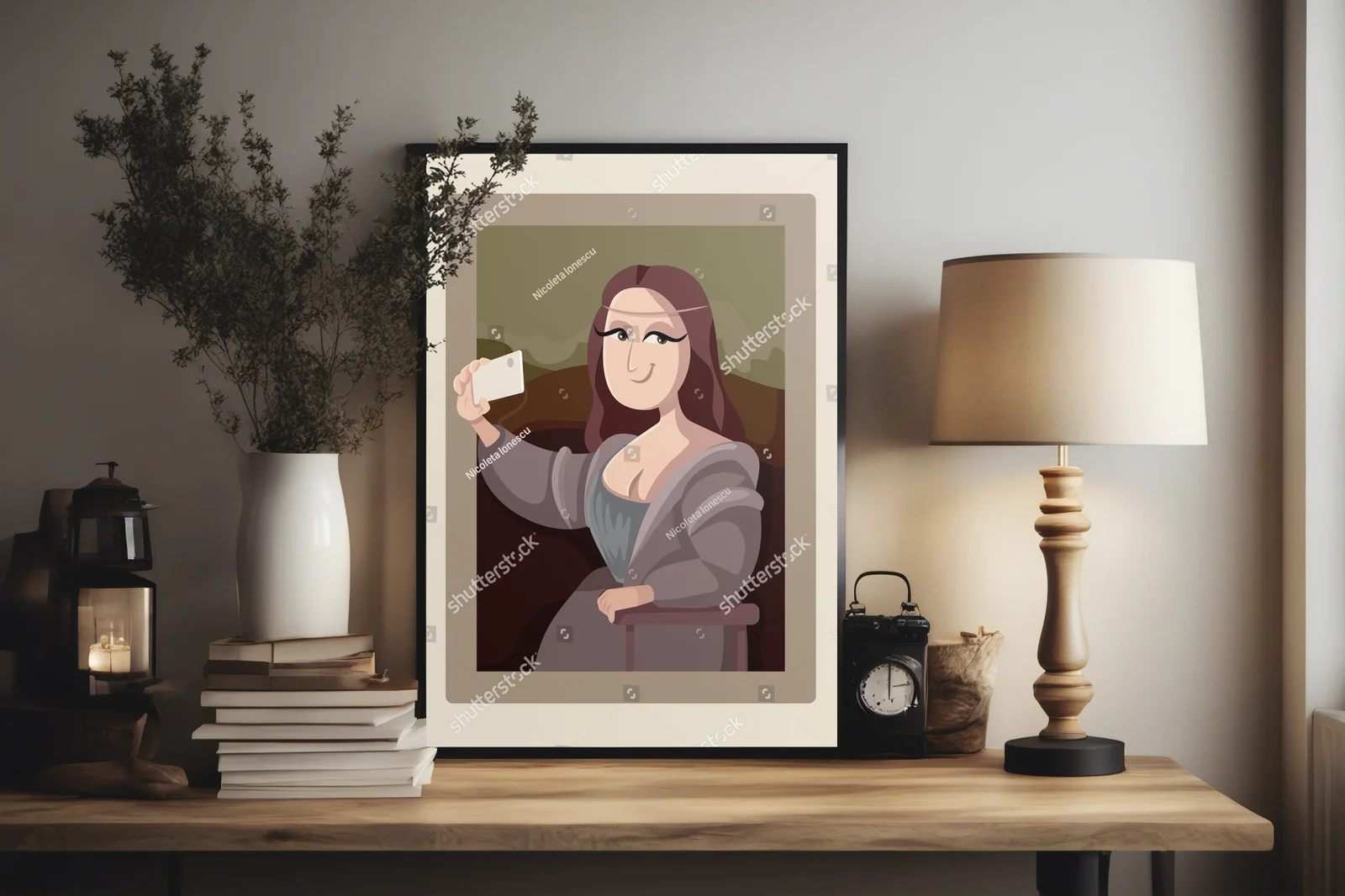 Selfie Mona Lisy: Nowoczesna ikona piękna