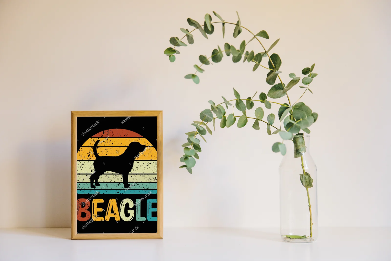 Beagle w stylu vintage - zmysłowy urok retro