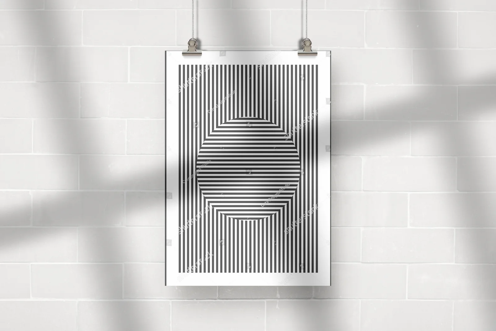 Geometryczna harmonia w minimalistycznym stylu