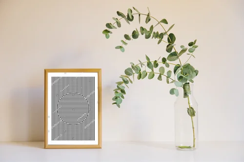 Geometryczna harmonia w minimalistycznym stylu