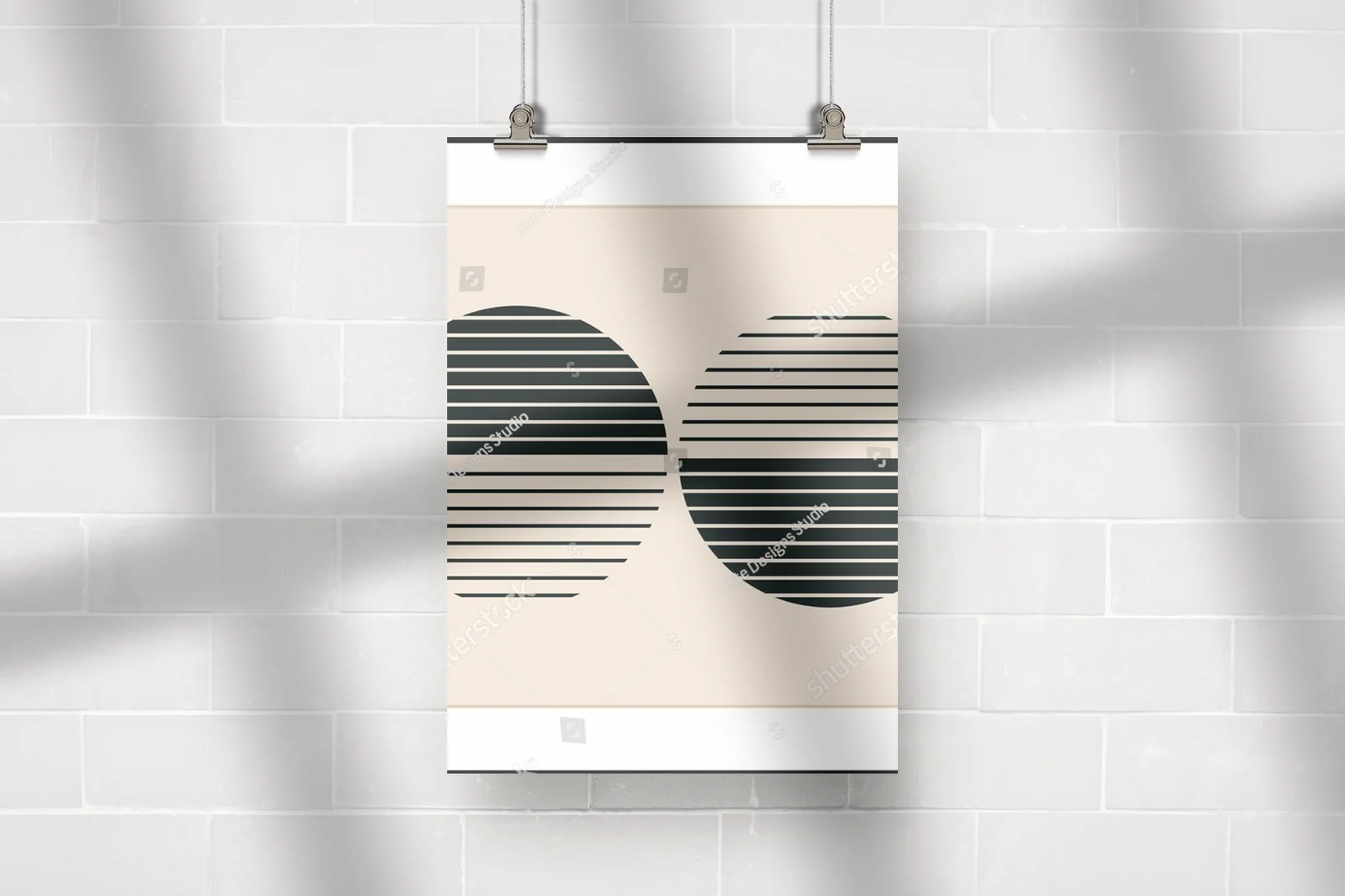 Minimalistyczne geometrie w hipsterskim stylu