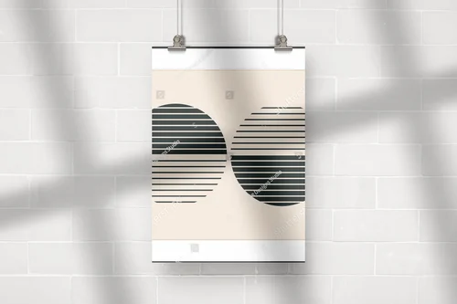 Minimalistyczne geometrie w hipsterskim stylu
