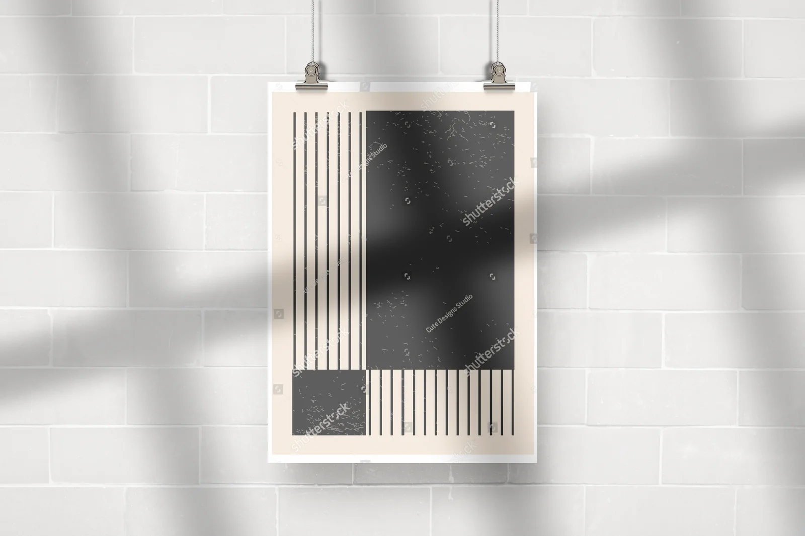 Szlachetny geometryczny projekt w hipsterskim stylu